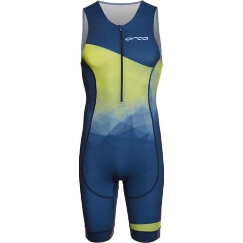 Orca 2020 Triathlon Sleeveless Skinsuit Swimwear Custom Bike jersey Suit Cycling cycle Clothe Jumpsuit uniforme ciclismo hombre