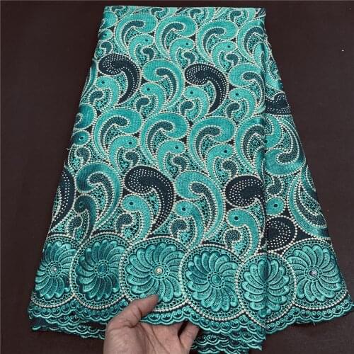 MIQIER 2021High Quality African Nigerian Tulle Lace Fabric Damask Guipure Formal Prom Party Gown Dress Swiss Cotton 5yards