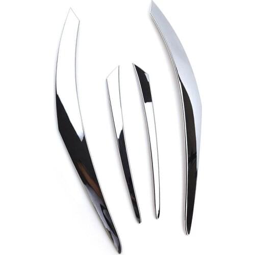 For Mazda Cx5 2012 2013 2014 2015 2016 Chrome Rear Tail Light Taillight Lamp Cover Trim Lid Eyelid Eyebrow Molding Garnish
