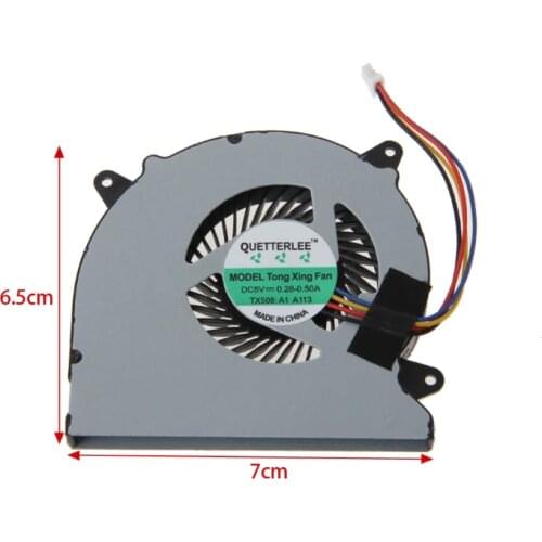 Laptop CPU Cooling Fan For ASUS N550 N550J N550JV N550L N750 N750JV N750JK G550J Dropship