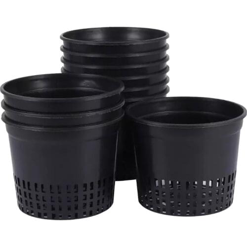 New Hydroponics Plastic Growing Cups Soilless Culture Basket Planting Baskets Water Grass Planting Pot for Home Balcony