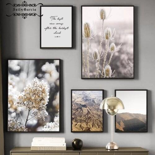 Nordic Lake Hay Hay Autumn Landscape Poster and Print Nordic Wall Art Canvas Painting Art Wall Picture for Living Room Decor