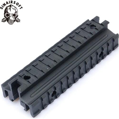 SIANIRSOFT Deluxe See-Thru Riser with Picatinny Tri-Rail Mount and STANAG Dimension MNT-995TR