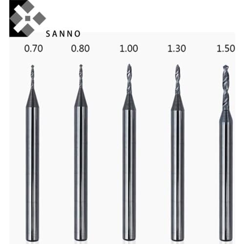 High quality tungsten steel drill bit diameter 0.7mm-1.55mm micro twist drill bit for steel, stainless steel, cast iron