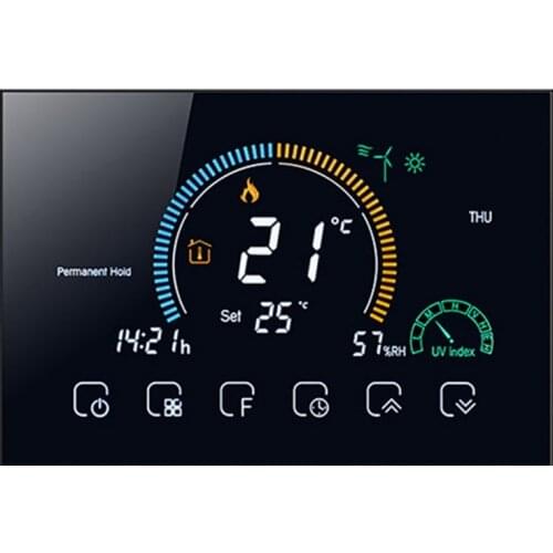 Hot XD-Voice APP Control Smart Programmable Thermostat Electric Heating Celsius/Fahrenheit Switchable Backlight Thermostat