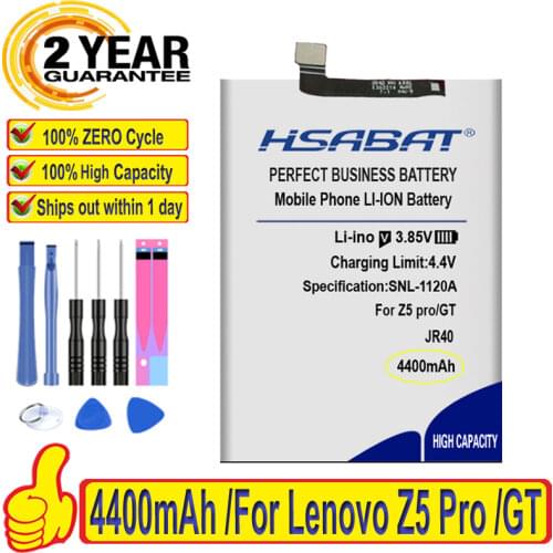 Top Brand 100% New 4100mAh JR40 Battery for Lenovo Z5 Pro GT L78031 L78032 Batteries + free tools