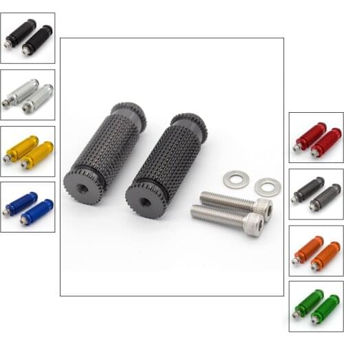 Universal CNC Motorcycle Rearset Footrests Knurling Footpeg Foot Pegs Pedal For Yamaha YZF R25 R3 MT-25 2015 - 2016