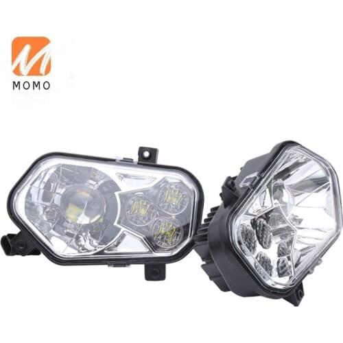High quality car parts Accessories led projector headlight Chrome headlamp kit