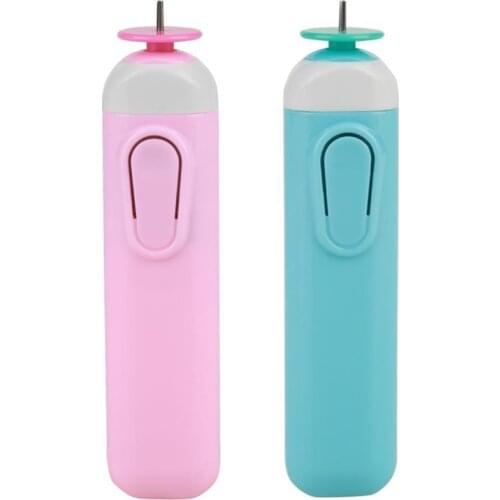 1pcs Paper Crafts Origami Paper Tool Electric Quilling Pen DIY Handmade Roll Paper Slotted Needle Tool Paper Craft