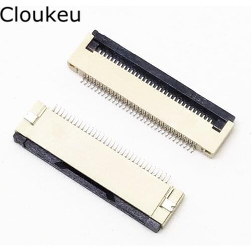 10Pcs FPC Connector cable socket 0.5MM 32Pin Clamshell Bottom Contact Type
