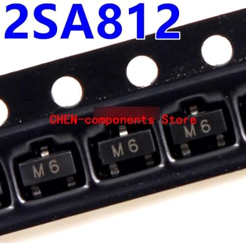 100pcs 2SA812 M6 SMD triode SOT-23