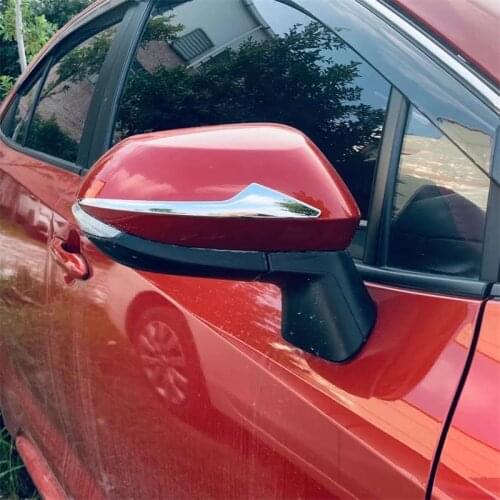 2pcs/set For Toyota Yaris XP210 2020 2021 ABS Side Door Rearview Mirror Shell Decorative Trim Sticker Car Styling Accessories