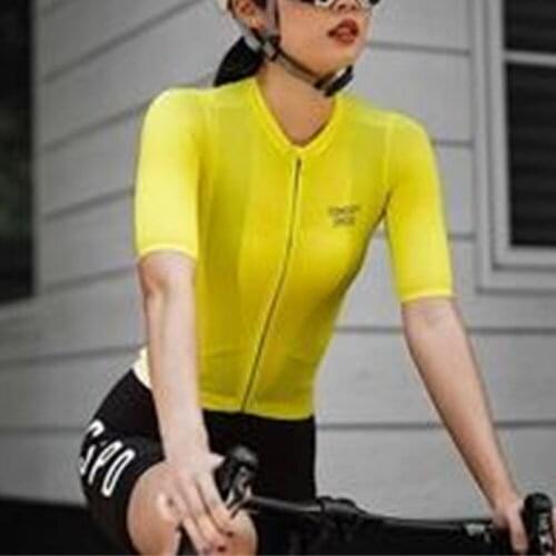 2021 CSPD cycling jersey suit summer women short sleeves bib shorts bike sets maillot ciclismo bicycle team racing sportswear