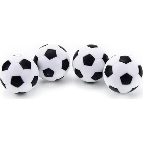 4 PCS/set 32mm White Black Plastic Soccer Table Foosball Ball Football Mini Ball Soccer Round Indoor Games Machine Parts