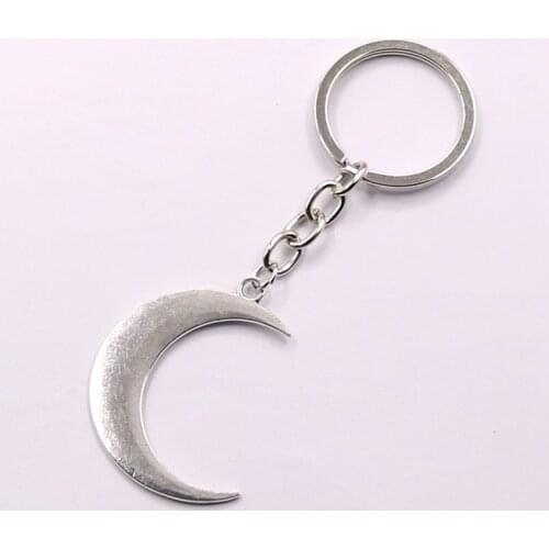 Crescent Moon Keychain mystic gothic jewelry Lunar witch celtic Pagan Wiccan luna Moon phase witchy Goddess Fashion gift