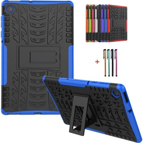 For Lenovo Tab M10 FHD Plus Case TB-X606F X606X 10.3'' TPU +PC Stand Shell M10 HD 2nd TB-X306F X306X Tablet Protective Shell