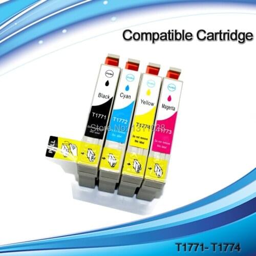 INK WAY T1771-T1774 Full set ink cartridge for t1771 t1772 t1773 t1774 XP-30 XP-102 XP-202 XP-302 XP-402