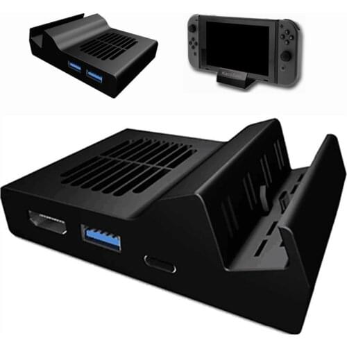 For Coov SH500 Type-C to HDMI Replacement Dock Mount USB Port with i3 Motherboard for Nintend Switch NS Console Docking Station