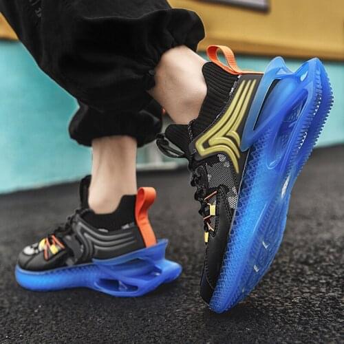 Spring Mens Chunky Running Shoes Breathable Sneakeers Outdoor Wear-resistant Jogging Shoes Men Sports Shoes Zapatillas Hombre