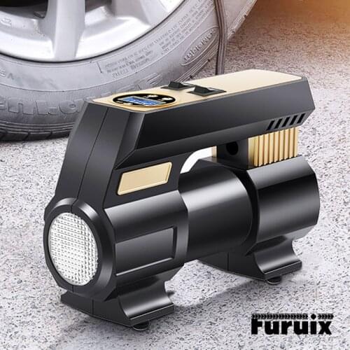 Portable Electric Car Air Pump Tire Inflator Pump 12v Digital Air Compressor Pump for Automobile Motorcycle Bicycle