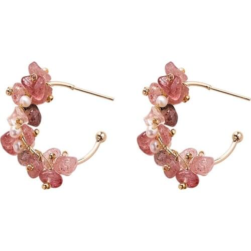 Ristar.J Earrings With Stones