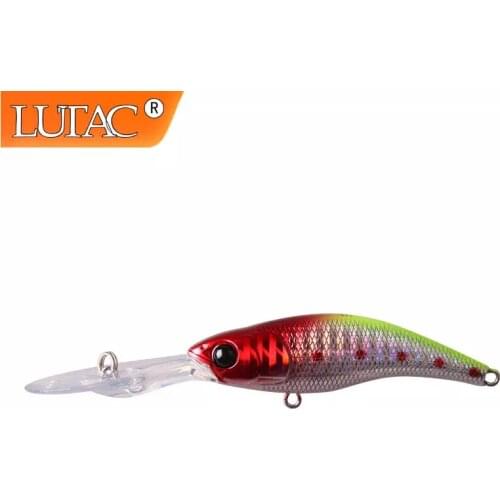 Lutac Minnow Fishing Lures Artificial Wobblers Hare Plastic Floating Stickbaits Tackle Pesca Laser