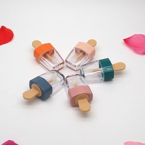 DIY Homemade Makeup Cosmetics Lip Gloss Tube Cute Summer Color Empty Liquid Make Up Containers Tool with Stoppers 200pcs/lot