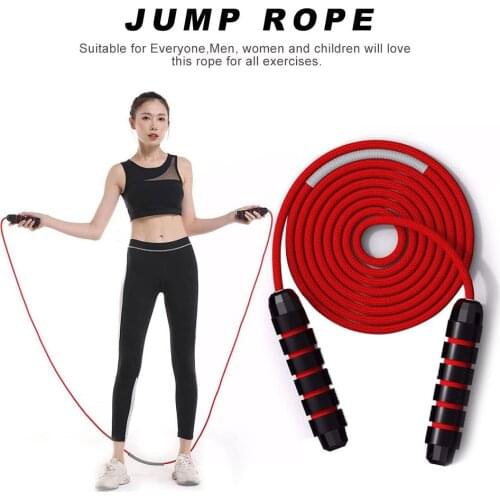 Skipping Rope Speed Weighted Jump Rope Workout Training Gear Adjustable Steel Wire For Home Gym Fitness Boxing Equipment
