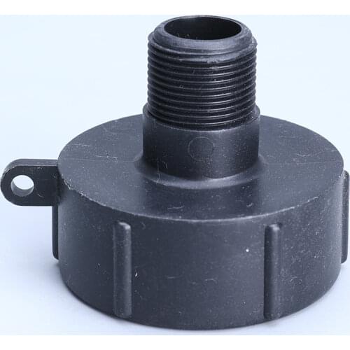 High Quality S60*6 to 3/4‘’ Hose Connector IBC Tank Valve Fittings Water Tank Fitting for Garden Hose Faucet