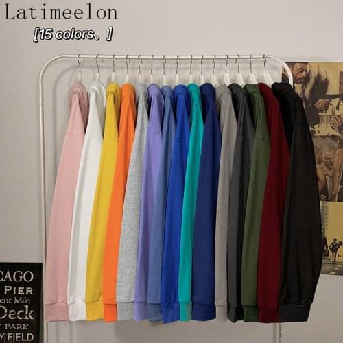 Japan Brand Men Hoodie Thin Autumn Hip Hop Streetwear Men Pullover Sweatshirts Hoodies Mens Harajuku Solid Color Hoodie Male