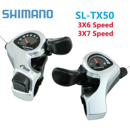 TX50 Shifter SL-TX50 Bicycle Shift Lever 3 6 7s 18 21 Speed MTB Bike Shifter Trigger Switch Left/Right Cable 3x6/3x7