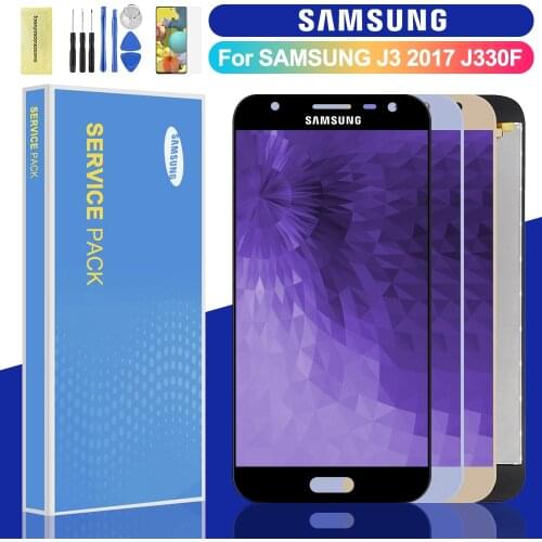 Original 5.0'' Display For Samsung Galaxy J3 2017 J330 J330FN SM-J330FN J330DS LCD Display Touch Screen Digitizer Assembly