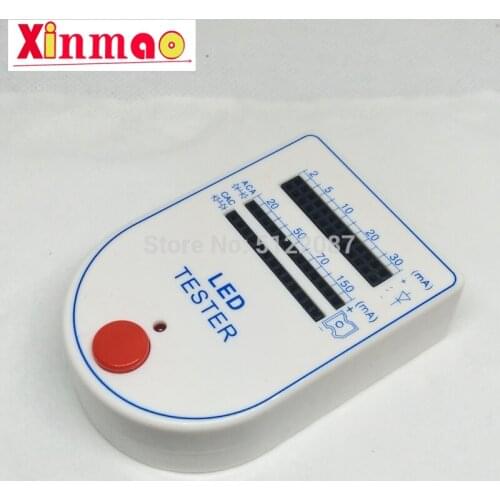 1PCS Mini Light-emitting Diode LED Tester Test Box Portable Bulb Lamp 9V 2~150mA New Current Brightness Tester