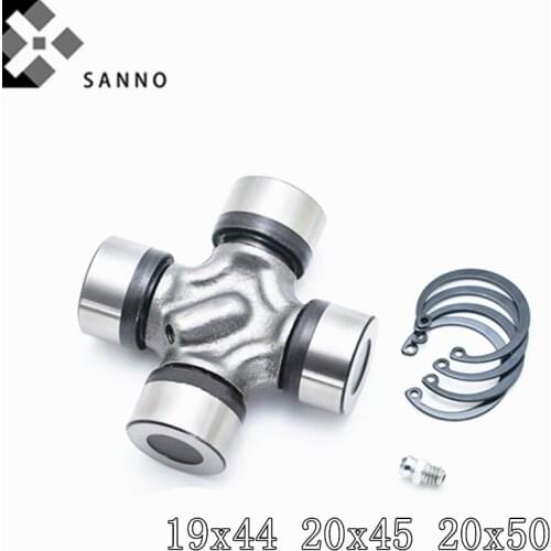 2pcs 19x44 / 20x45 / 20x50 Size cross bearing thermostable cardan bearing auto part universal joint with bearings