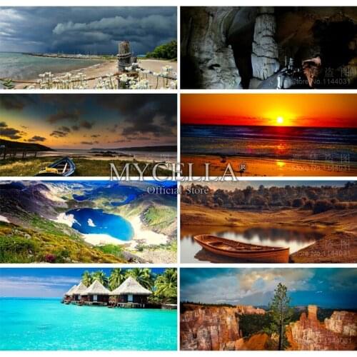 5D DIY Diamond Painting Stickers Full Round Rhinestone Mosaic Cross Stitch landscape Pattern Diamond Embroidery Home Decorative