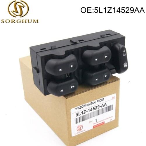 5L1Z14529AA Power Master Window Switch fit for Ford Expedition F-150 Crown Victoria Black SG5L1Z-14529-AA