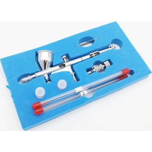 0.2 /0.3/ 0.5 mm Dual Action Airbrush Paint Air Brush Spray Gun Sprayer Pen Kit For Needle body Paint Nail Art Body Tattoo Cake