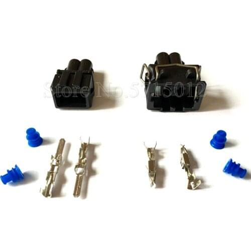 2 Hole 357 972 762 / 357 972 752 Car Waterproof Wiring Harness Connector Auto Plug