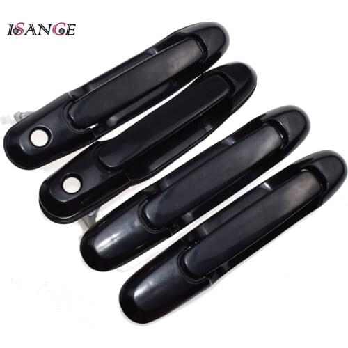 ISANCE 4PCS Exterior Door Handle Front / Rear Left Right For 1998-2003 Toyota Sienna OEM# 69220-08020 69220-08010 69210-08010