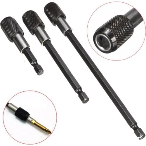 1/4 Hex Shank Quick Release Screwdriver Magnetic Bit Holder Drill Bit Screwdriver Bit quick shank power tool 60mm 100mm 150mm