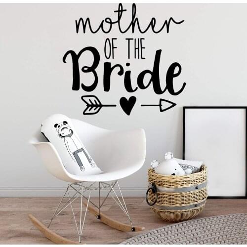 Creative mother of the bride Wall Sticker Wall Stickers Wall Art Wall Paper For Baby Kids Rooms Decor For Kids Rooms Home Decor