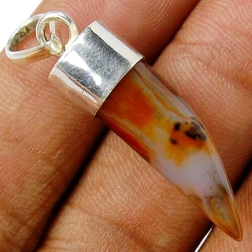 Lovegem Genuine Mirchi Pendant 925 Sterling Silver, 46 mm, AP0345