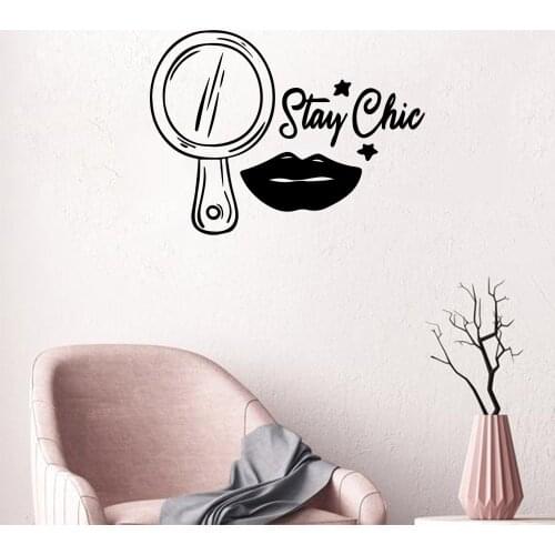 Cartoon make up Environmental Protection Vinyl Stickers For Home Decor Living Room Bedroom Sticker Mural