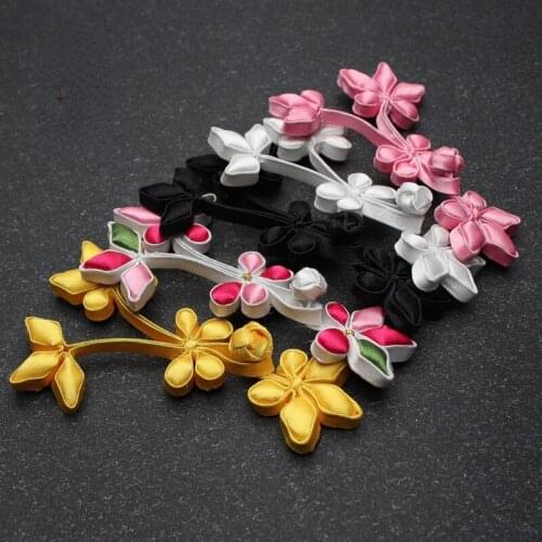 New Fashion Tang Suit Cheongsam Hanfu Hefu Handmade Decoration Flower Button Cheongsam Disc Button