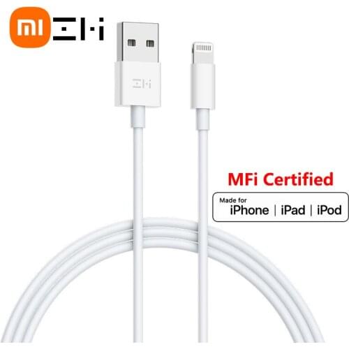 Original ZMI MFI certified USB Lightning cable charger for iPhone 12 11 xs xr 8 7 6s plus 5se Apple ipad pro Fast charging data