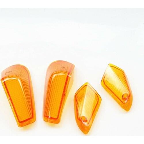 Front & Rear Turn Signal Indicator Light Lens Cover For Kawasaki ZZR250 EX250