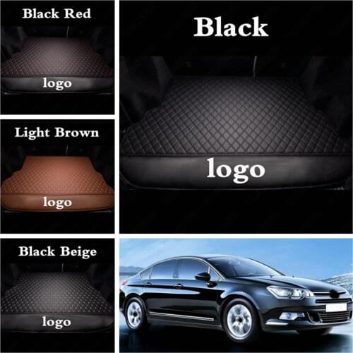 Car Boot Trunk Cargo Liners for Citroen C4 Picasso C5 C6 C4 Aircross Custom Antiwear Leather Auto Rear Cargo Protector Mats Tray