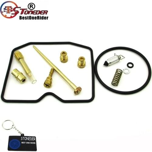 STONEDER Complete Set Carburetor Rebuild Repair Kits For 1999-2002 Kawasaki Prairie 300 KVF300 ATV Quad Go Kart