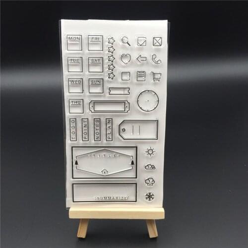 Sunmarize Transparent Clear Silicone Stamps for DIY Scrapbooking/Card Making/Kids Fun Decoration Supplies Flower A432