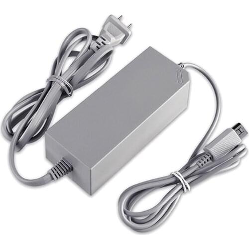 100PCS High qualiy US EU UK plug Home Wall Power Supply AC Charger Adapter Cable for Wii Console